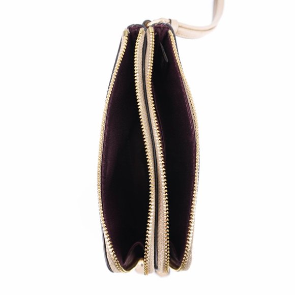 COACH Tan Corner Zip Wristlet - Picture 6 of 14